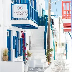 Anastasia's Visage Stylish Centre Mykonos Apartamento